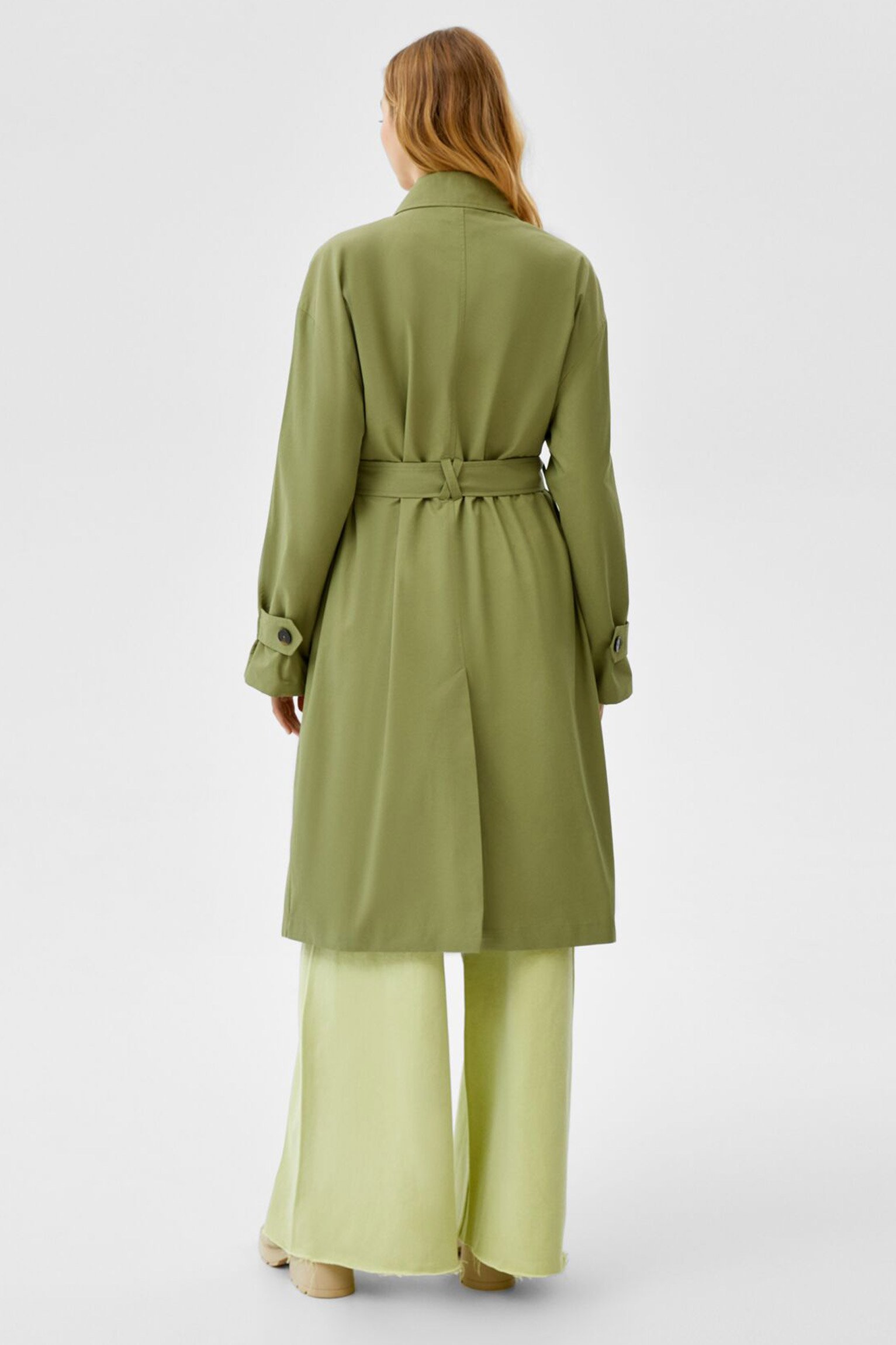 Belted Trench Coat - Görsel 3