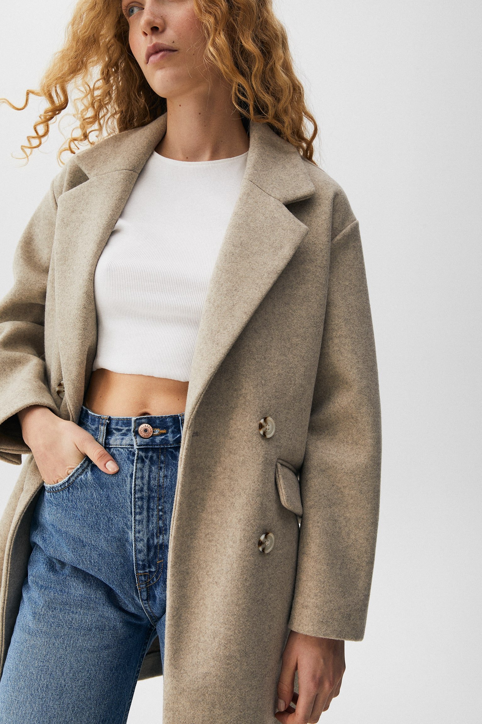 Double-Breasted Coat - Görsel 3